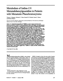 With Metastatic Pheochromocytoma