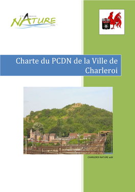 Charte Du PCDN De La Ville De Charleroi