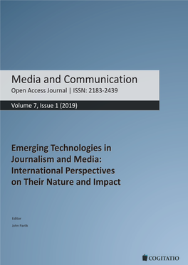 Media and Communication Open Access Journal | ISSN: 2183-2439