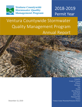 Ventura Countywide Stormwater Quality Management Program Annual Report