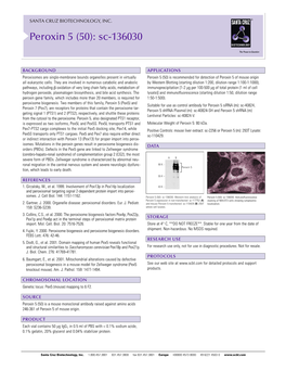 Peroxin 5 (50): Sc-136030