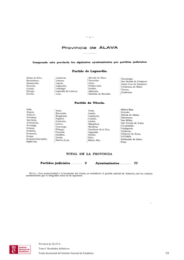 Provincia De ÁLAVA