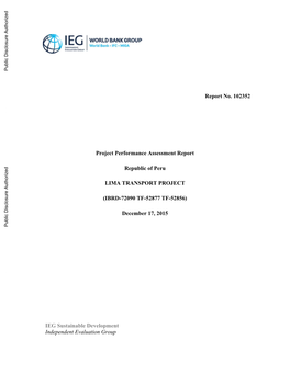 World Bank Document