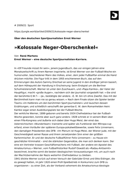 Kolossale Neger-Oberschenkel«