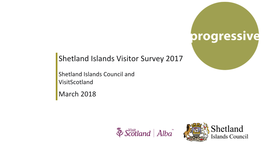 Shetland Islands Visitor Survey 2017