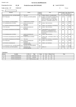 TURNO 847 10 Vicenza