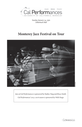 Monterey Jazz Festival on Tour S E N O J