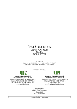 Textová Část Územního Plánu Města Český Krumlov (*.Pdf)