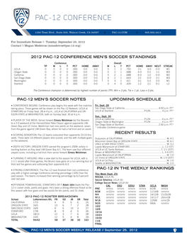Pac-10 Conference Pac-12 Conference