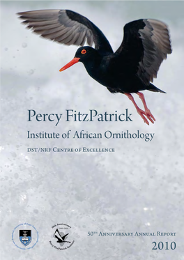 Percy Fitzpatrick Institute of African Ornithology DST/NRF Centre of Excellence