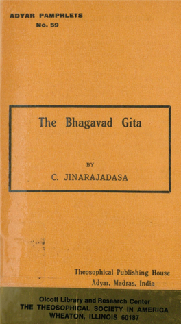 The Bhagavad Gita