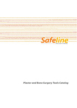 Plaster and Bone Surgery Tools Catalog