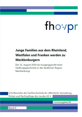 Band 6 Schriftenreihe Der Fachhochschule Für Öffentliche Verwaltung, Polizei Und Rechtspflege Des Landes M-V