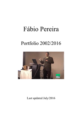 Fábio Pereira Portfolio