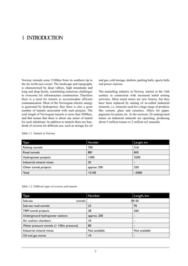 Report 14 Norwegian Tunnelling