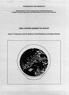 The Coffee Market in Japan