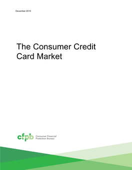 2015 Report on the Consumer Credit Card Market