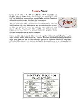 Fantasy Records