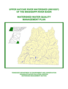 Upper Hatchie River Watershed (08010207) of the Mississippi River Basin