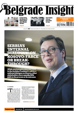 Serbia's 'Internal Dialogue'