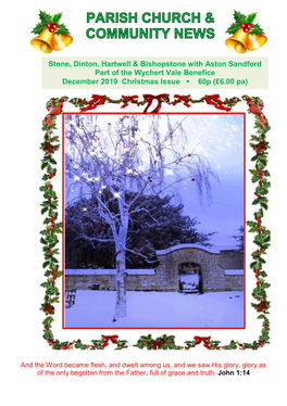 December 2019 Christmas Issue  60P (£6.00 Pa)