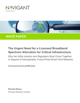 The Urgent Need for a Licensed Broadband Spectrum Allocation For