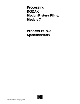 Module 7: Process ECN-2 Specifications