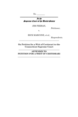 Appendix to SCOTUS Petition
