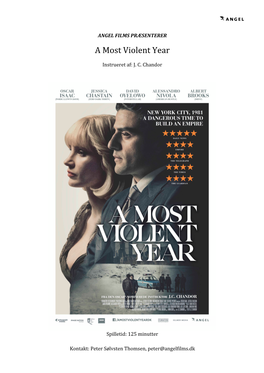 A Most Violent Year