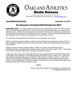 Media Release