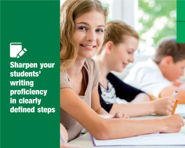Sharpen Your Students' Writing Proficiency in Clearly Defined Steps