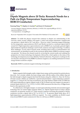 Dipole Magnets Above 20 Tesla: Research Needs for a Path Via High-Temperature Superconducting REBCO Conductors