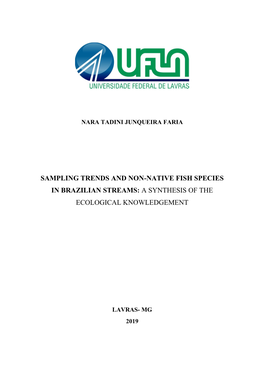 Sampling Trends and Non-Native Fish Species in Brazilian Streams: a Synthesis of the Ecological Knowledgement