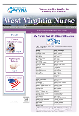 Inside WV Nurses PAC 2014 General Election What Is Palliative Care?