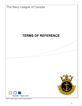 Terms of Reference