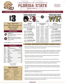 Rv/25 Florida State #Rv/Rv Wake Forest At