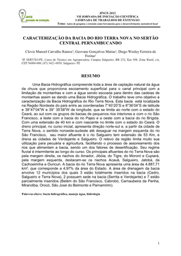 O Resumo Expandido Deve Ser Enviado Como Arquivo Gravado Em Processador Word for Windows 97 Ou Superior, Digitado Em Espaço