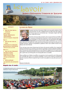 Bulletin D'informations Trimestriel De Roscanvel