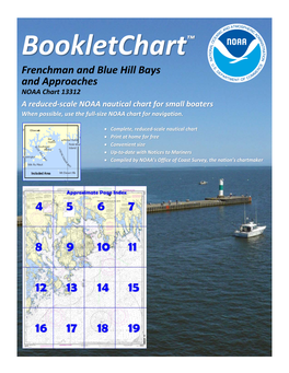 Frenchman and Blue Hill Bays and Approaches NOAA Chart 13312