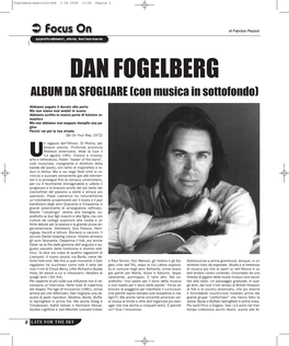 DAN FOGELBERG ALBUM DA SFOGLIARE (Con Musica in Sottofondo)