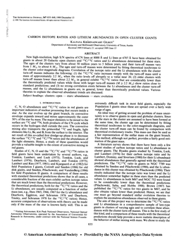 198 9Apj. . .347. .835G the Astrophysical Journal, 347:835-848