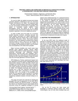 11C.7 Treating Landfalling Hurricanes As Mesoscale Convective Systems - a Paradigm Shift for Weather Forecast Operations