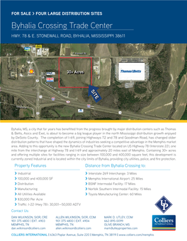 Byhalia Crossing Brochure Vs. 3 Updated 3-14-18.Indd