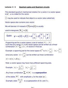 Quantum Gates. Quantum Circuits