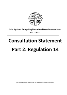 Ocle Pychard Consultation Statement Part 2