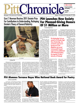 Download the Nov. 29, 2010, Issue of the Pitt Chronicle