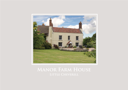 Manor Farm House Little Cheverell