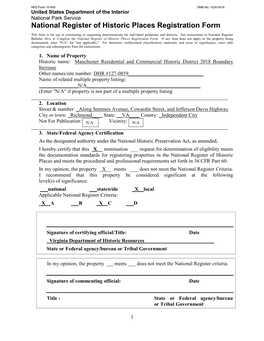 National Register of Historic Places Registration Form