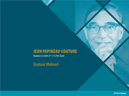 Quatuor Molinari Jean Papineau-Couture