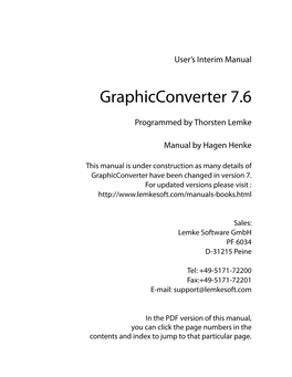 Hagens Manual EN 7-6 a Interim.Fm